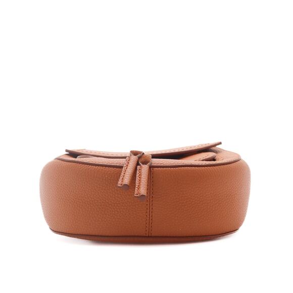 Marc Jacobs Maverick Grained Leather Saddle Tassel Bag Smoked Almond - Picture 3 of 8